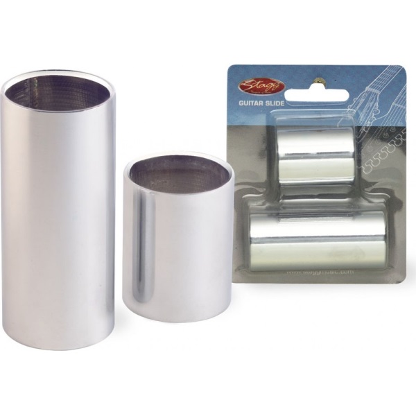 Stagg Guitar Slide Set 2 Metal Slides