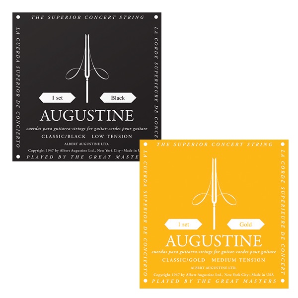 Augustine Black and Gold Classical Nylon Guitar Strings