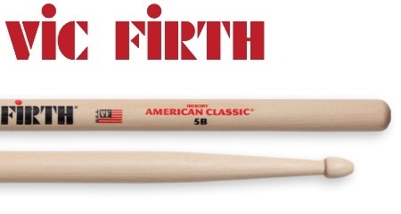 Vic Firth Drum 5b Sticks inc: Nylon