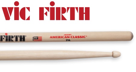 Vic Firth Drum 7a Sticks inc: Nylon
