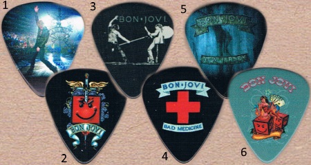 Bon Jovi Guitar Picks