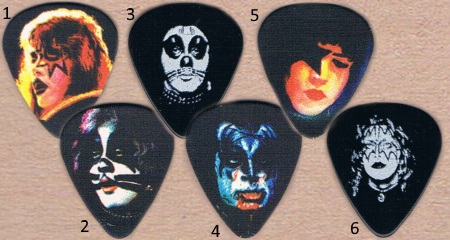 Kiss Guitar Picks